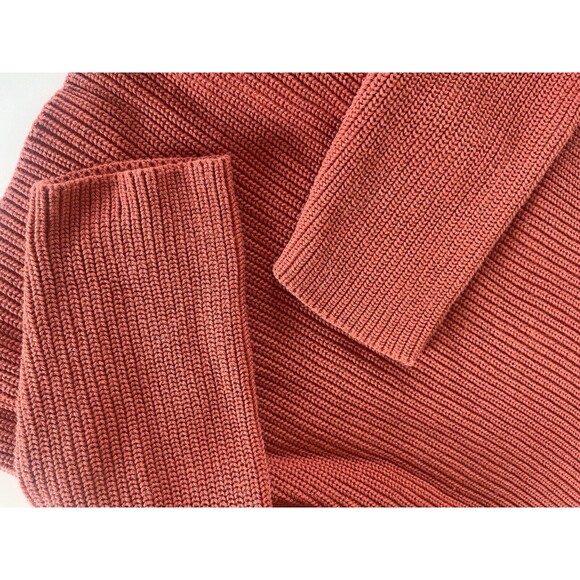 Prinbara Orange Mock Neck Sweater Womens Medium - Picture 5 of 8